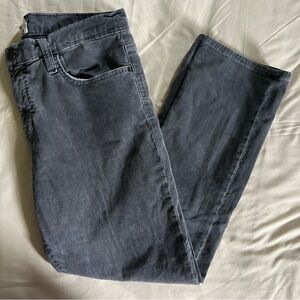 Current Elliot Gray Corduroy Jeans Size 26